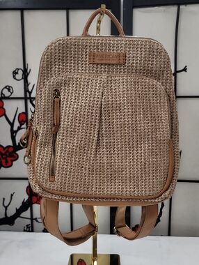 American Leather Co. Raffia Cleveland Backpack